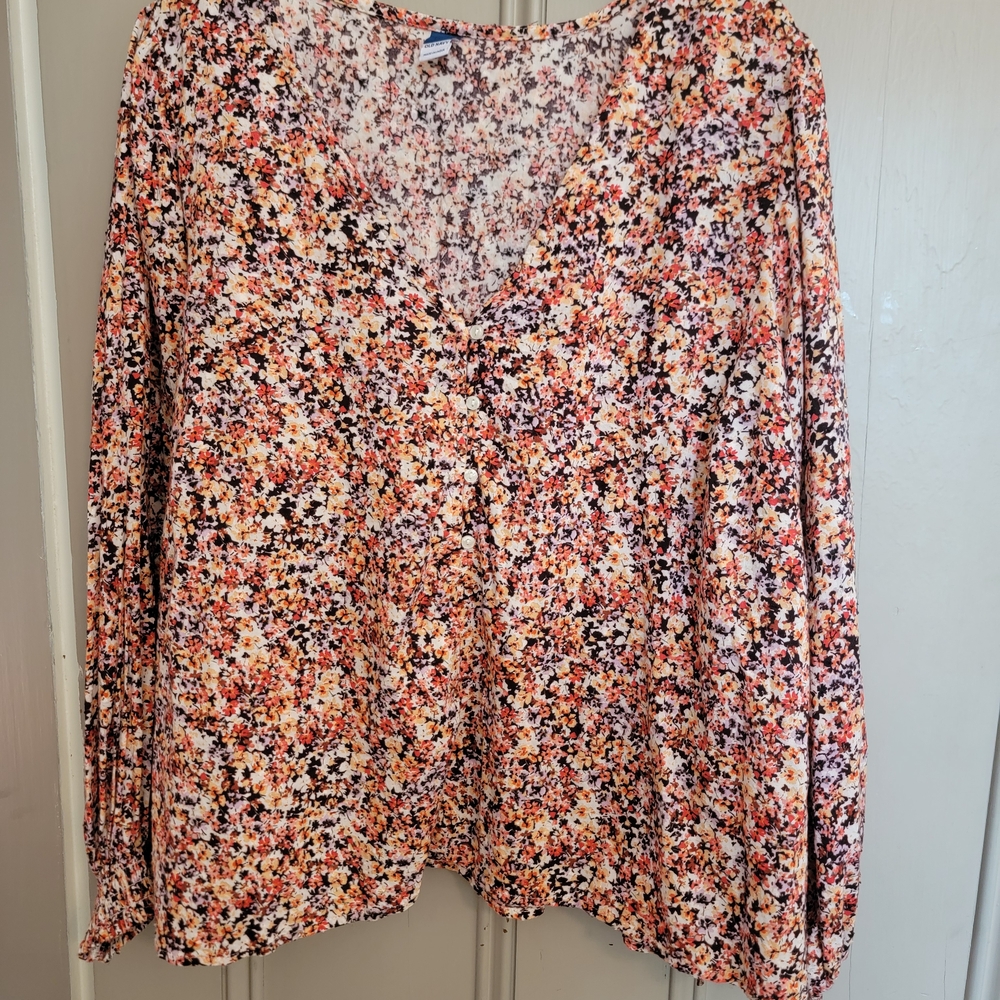 Floral Long Sleeve Blouse
